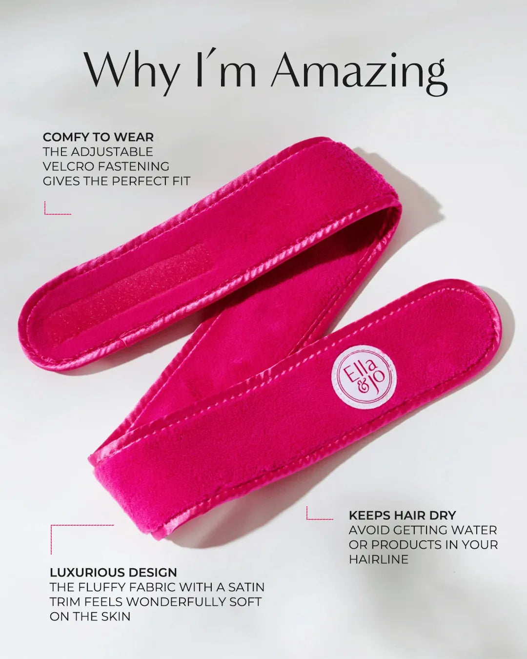 Luxury Velcro Headband