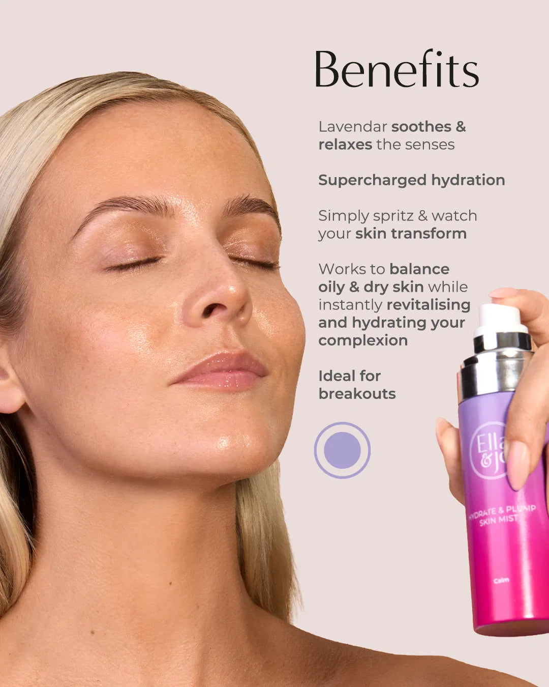 Hydrate & Plump Skin Mist - Calm